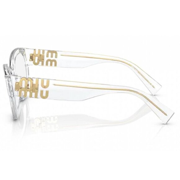 Miu Miu Eyeglasses MU01VV 2AZ1O1 52 Transparent Clear Optical Frame - Picture 3 of 3